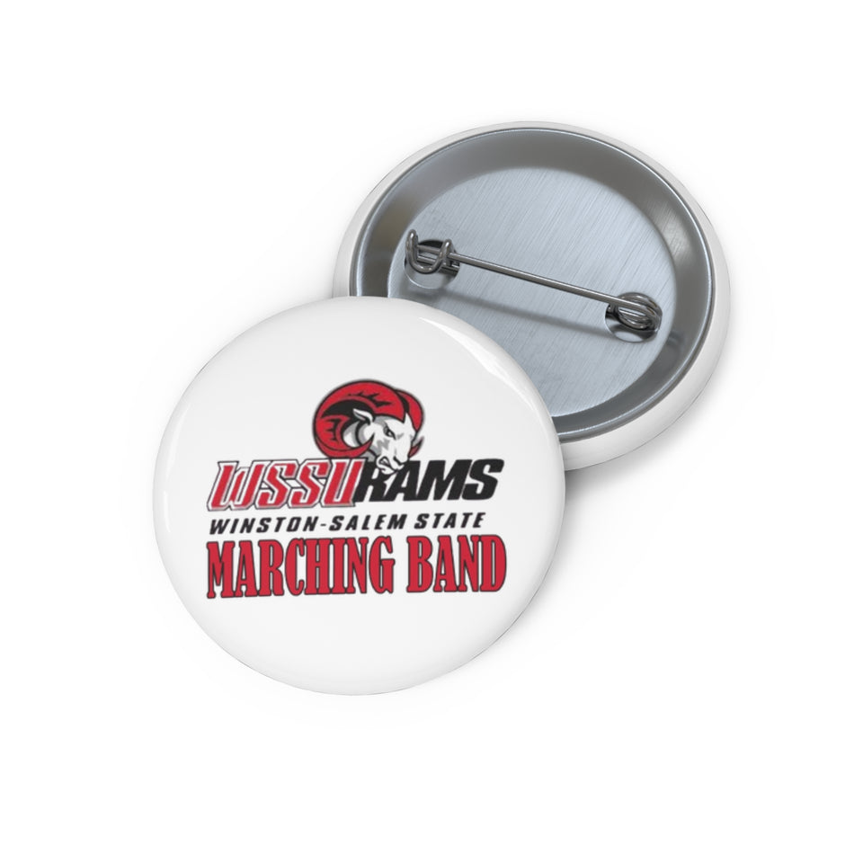 WSSU Marching Band Custom Pin Buttons
