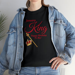 January King Unisex Heavy Cotton Tee