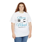 This Queen Was Born In March Unisex Heavy Cotton Tee