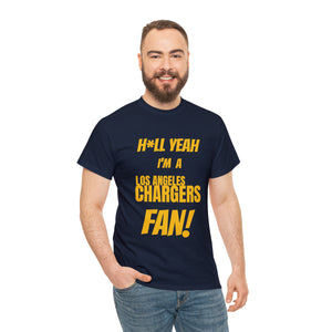 Los Angeles Chargers Football Unisex Heavy Cotton Tee
