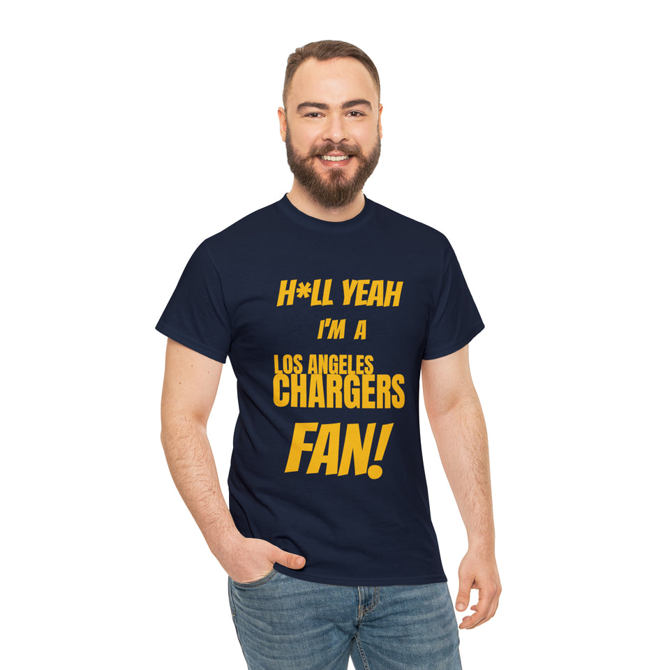 Los Angeles Chargers Football Unisex Heavy Cotton Tee