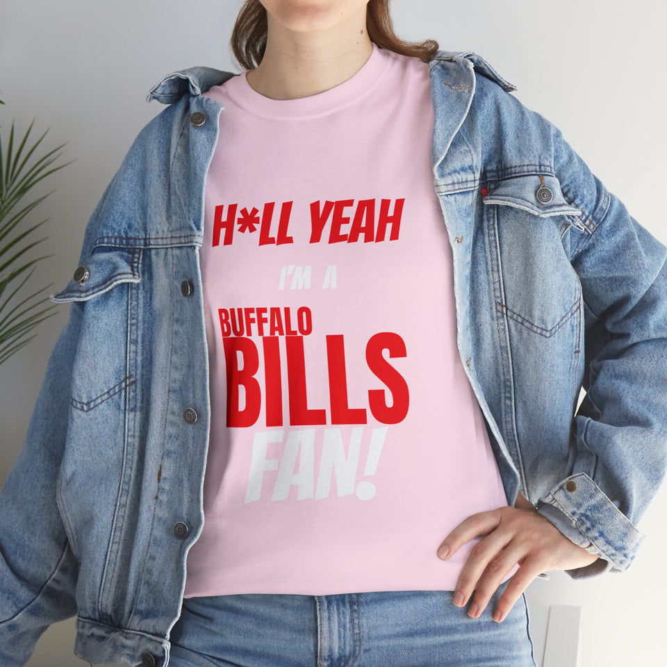 Buffalo Bills Football Unisex Heavy Cotton Tee
