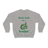 Heck Yeah I'm A UNCC Senior Unisex Heavy Blend™ Crewneck Sweatshirt