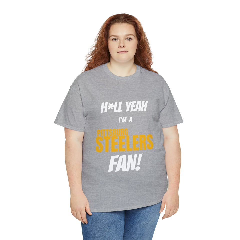 Pittsburgh Steelers Football Unisex Heavy Cotton Tee