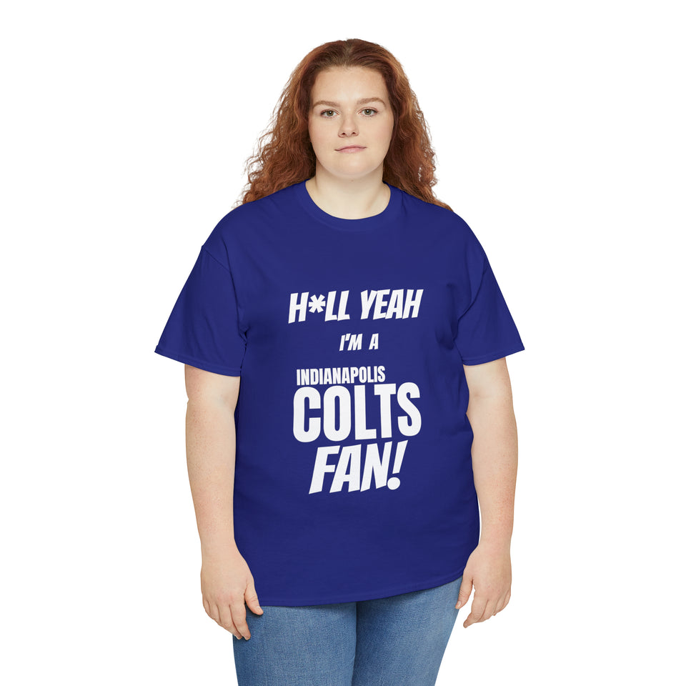 Indianapolis Colts Football Unisex Heavy Cotton Tee