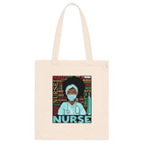Black Nurse Tote Bag