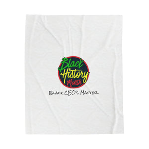 Black CEO's Matter Velveteen Plush Blanket