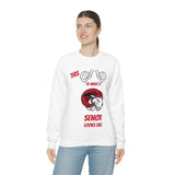 This Is What A WSSU Senior Looks Like Unisex Heavy Blend™ Crewneck Sweatshirt