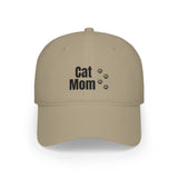 Cat Mom Low Profile Baseball Cap