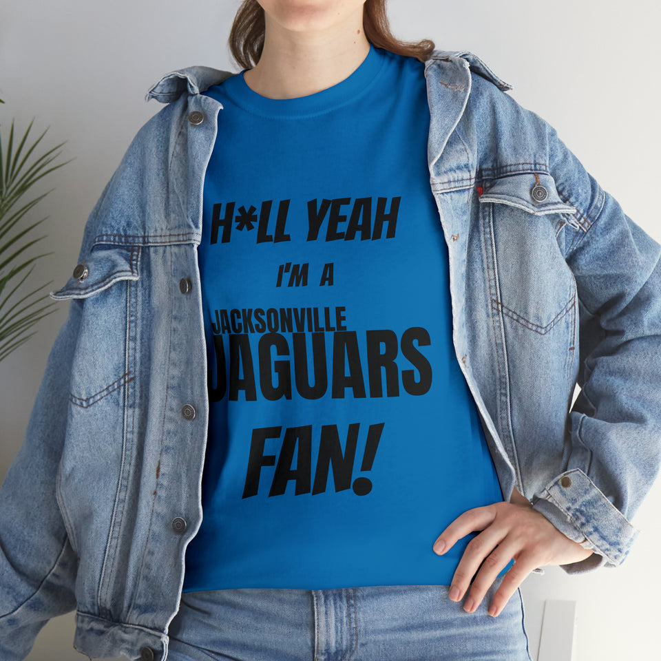 Jacksonville Jaguars Football Unisex Heavy Cotton Tee