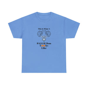 Hunter Huss Baller Mom Unisex Heavy Cotton Tee