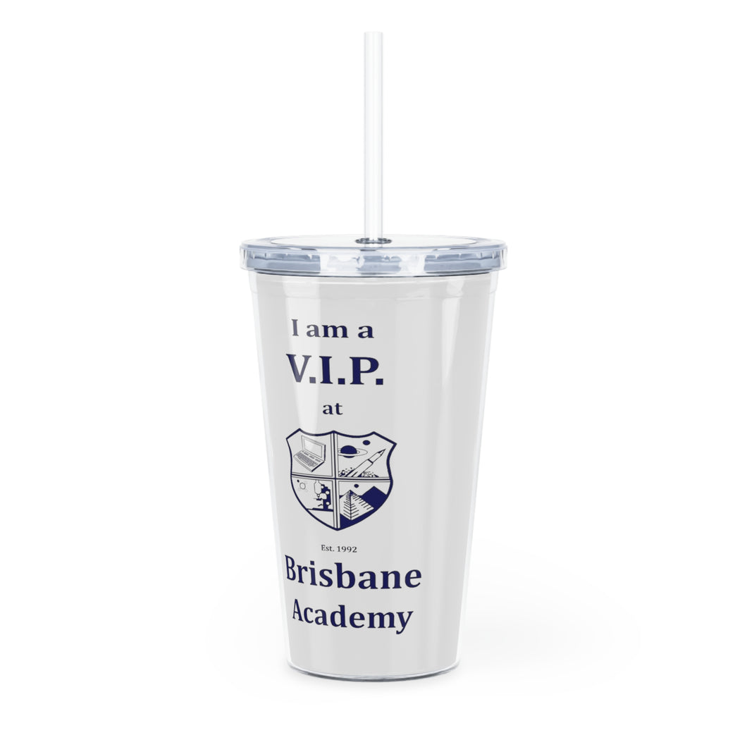 Brisbane Academy VIP Plastic Tumbler with Straw