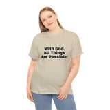 With God Unisex Heavy Cotton Tee