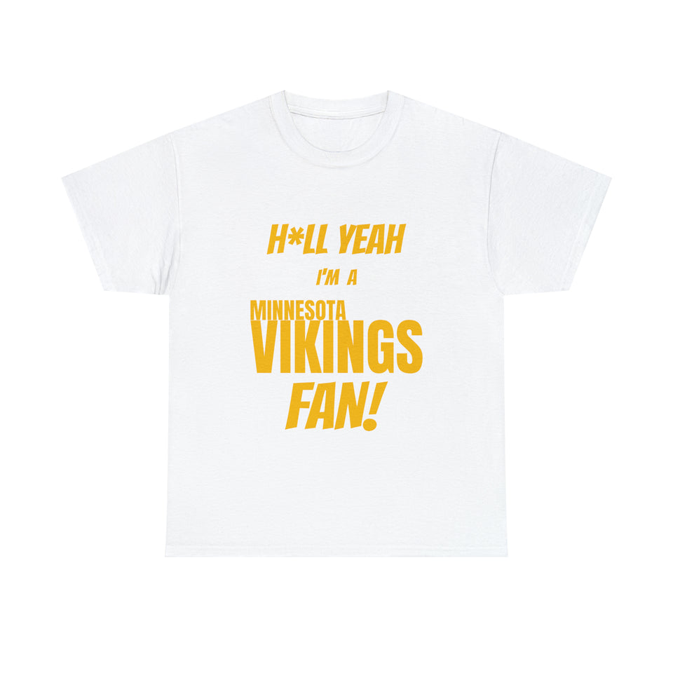 Minnesota Vikings Football Unisex Heavy Cotton Tee