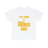 Minnesota Vikings Football Unisex Heavy Cotton Tee