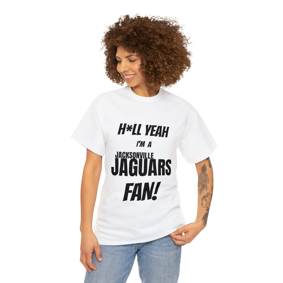 Jacksonville Jaguars Football Unisex Heavy Cotton Tee