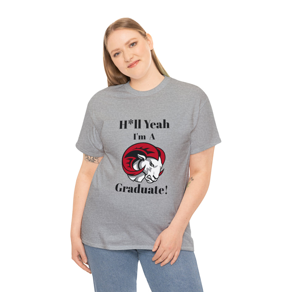 H*ll Yeah WSSU Graduate Class of 2024 Unisex Heavy Cotton Tee