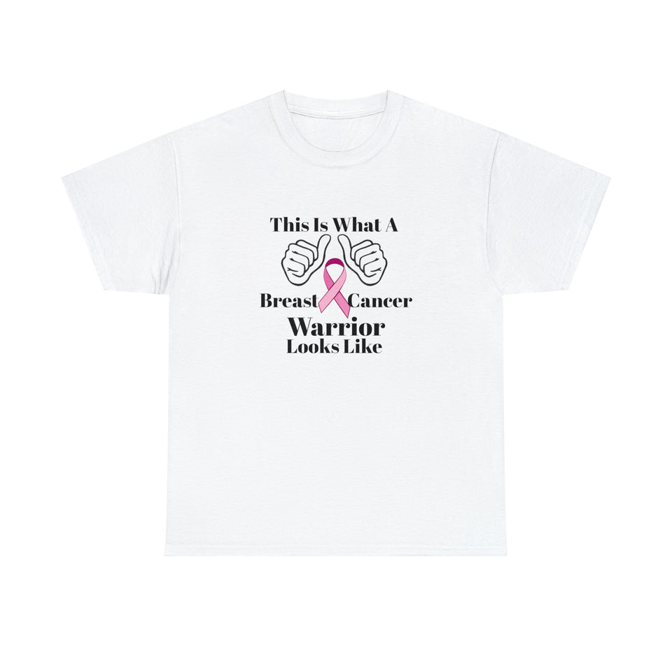 Breast Cancer Warrior Unisex Heavy Cotton Tee