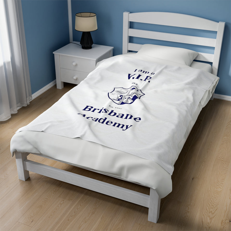 Brisbane Academy VIP Velveteen Plush Blanket