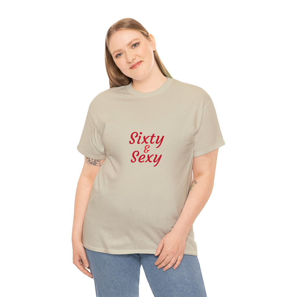 Sixty Unisex Heavy Cotton Tee
