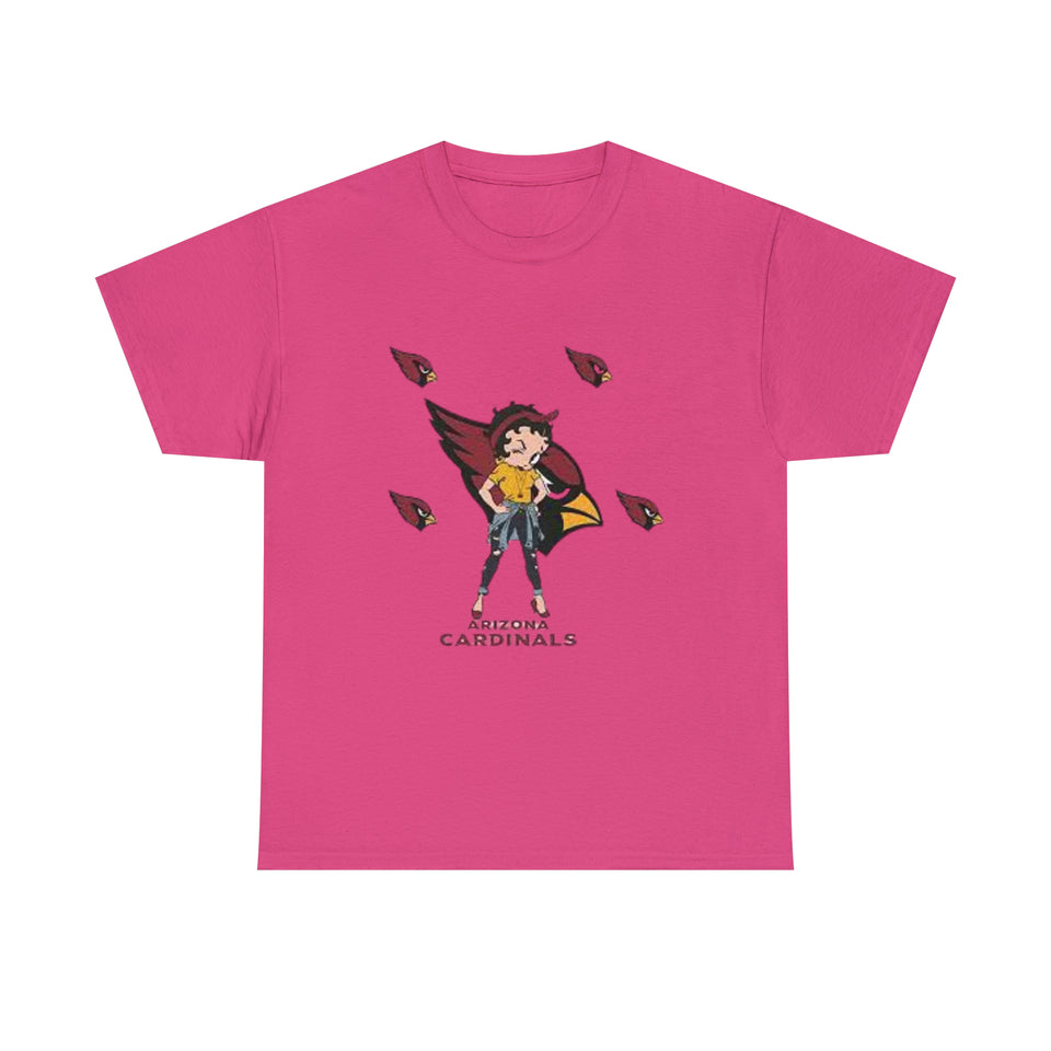 Arizona Cardinals Betty Unisex Heavy Cotton Tee