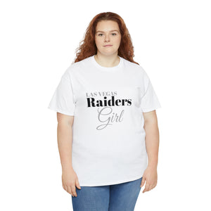 Las Vegas Raiders Girl Unisex Heavy Cotton Tee
