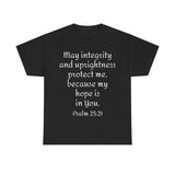 Psalm 25:21 Unisex Heavy Cotton Tee