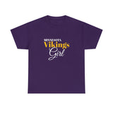 Minnesota Vikings Girl Unisex Heavy Cotton Tee