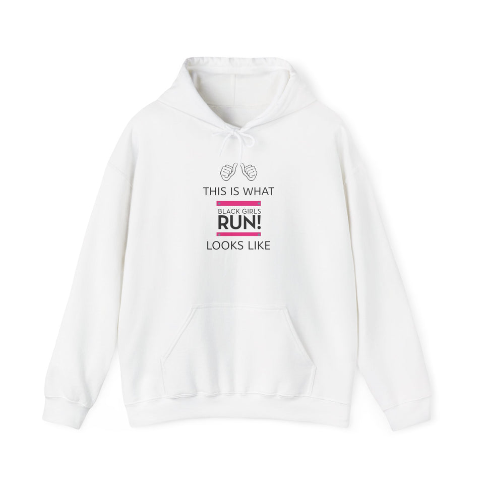 Black Girls Run Unisex Heavy Blend™ Hooded Sweatshirt