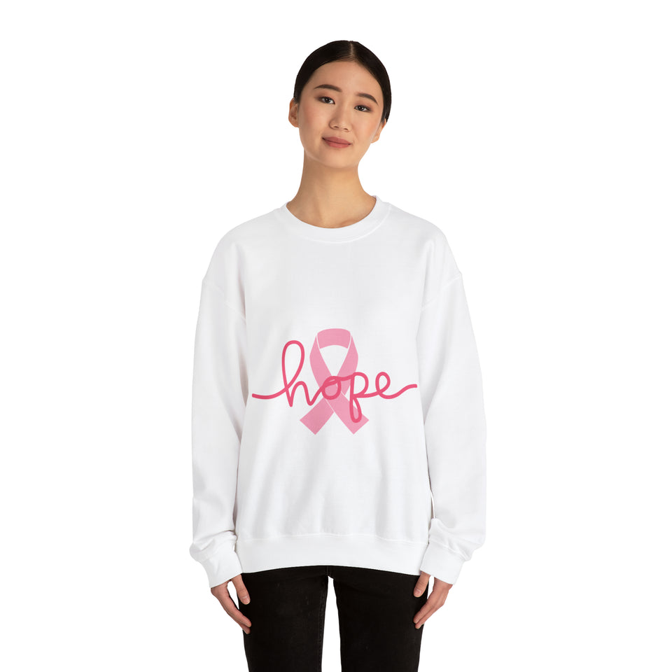 Breast Cancer Awareness HOPE Unisex Heavy Blend™ Crewneck Sweatshirt