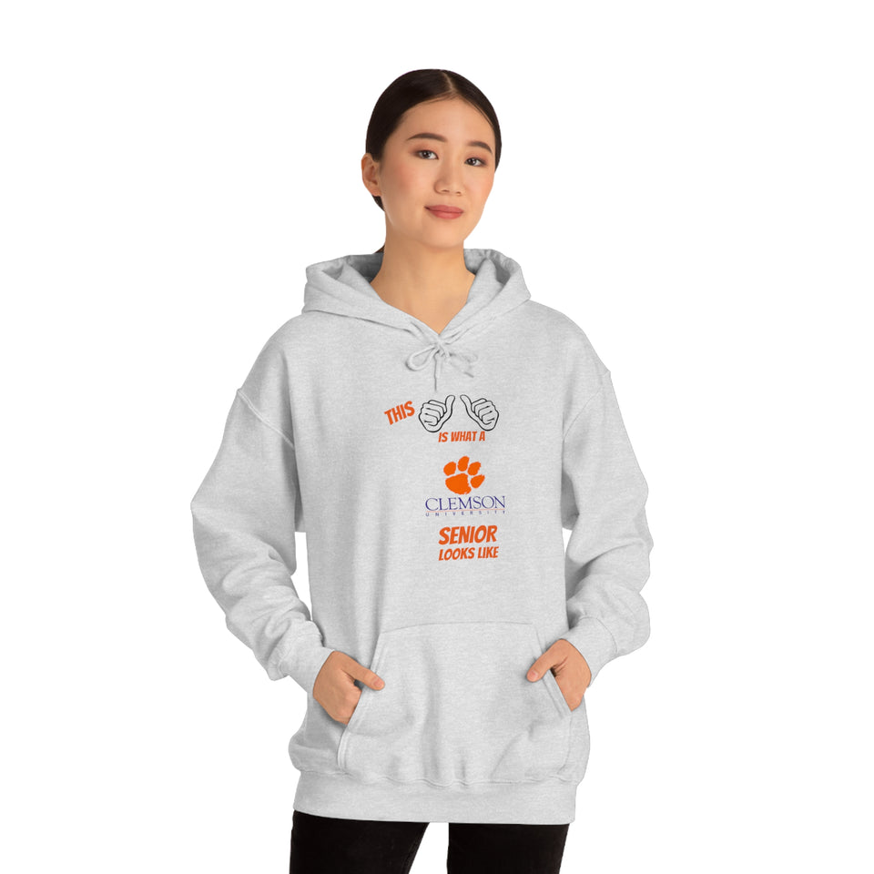 This Is What A Clemson Senior Looks Like Unisex Heavy Blend™ Hooded Sweatshirt