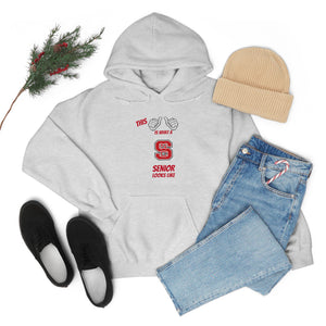 This Is What A NC State Senior Looks Like Unisex Heavy Blend™ Hooded Sweatshirt