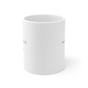 Coffee Lovers Ceramic Mug 11oz