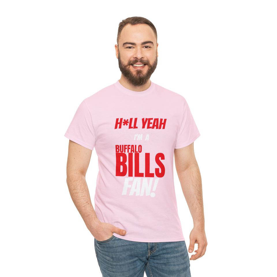 Buffalo Bills Football Unisex Heavy Cotton Tee