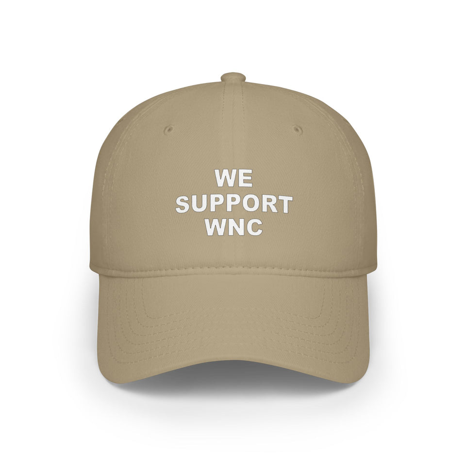 We Support WNC Low Profile Baseball Cap
