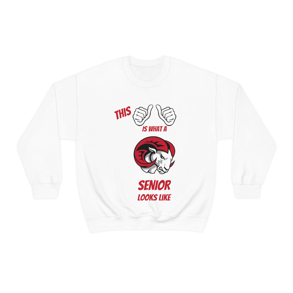 This Is What A WSSU Senior Looks Like Unisex Heavy Blend™ Crewneck Sweatshirt