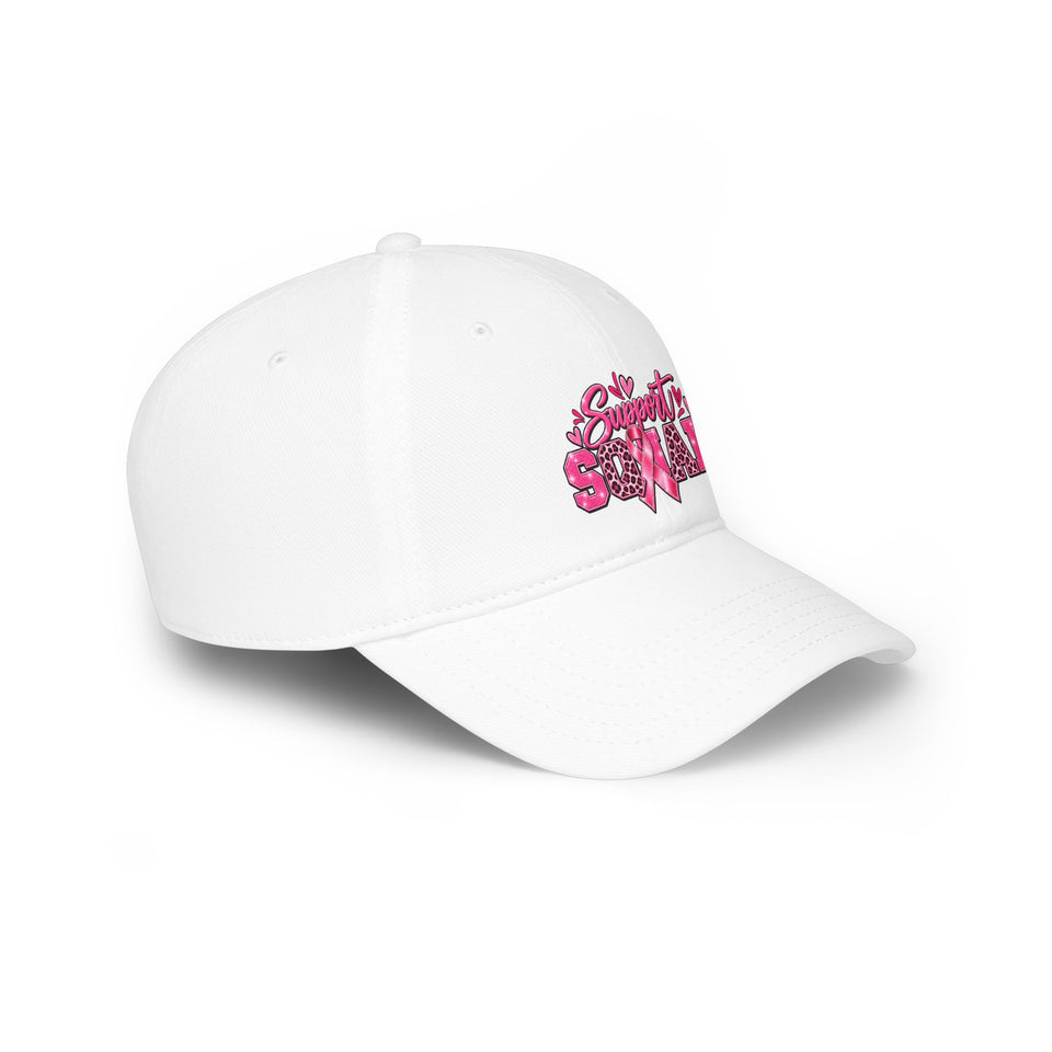 Support Squad Breast Cancer Awareness Low Profile Baseball Cap