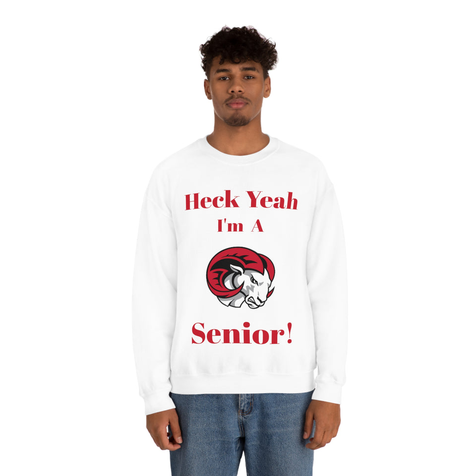 Heck Yeah I'm A WSSU Senior Unisex Heavy Blend™ Crewneck Sweatshirt