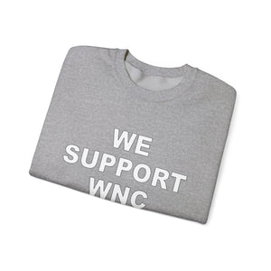 We Support WNC Unisex Heavy Blend™ Crewneck Sweatshirt