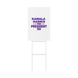 Kamala Harris for President Plastic Yard Sign