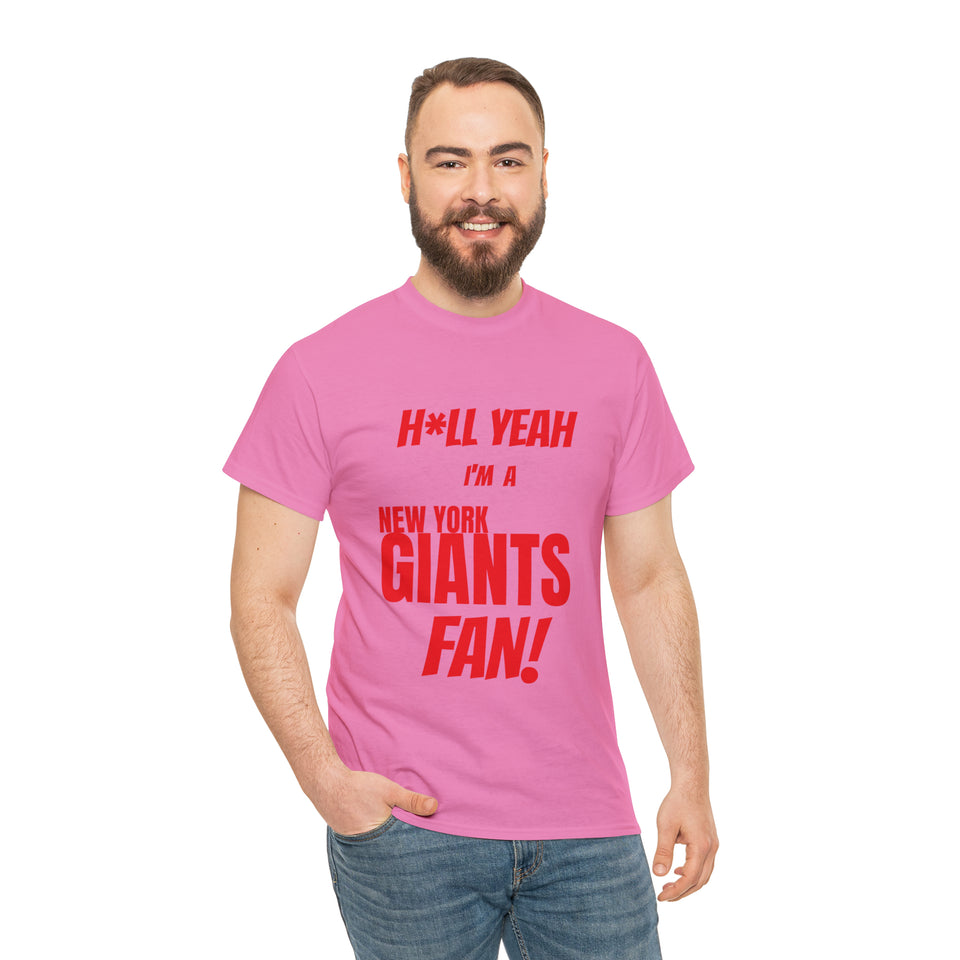 New York Giants Football Unisex Heavy Cotton Tee