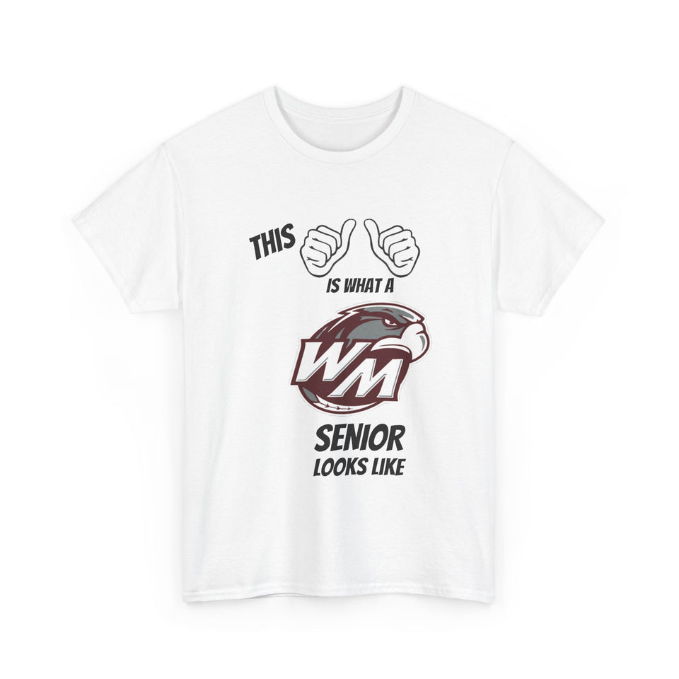 This Is What A West Meck High School Senior Looks Like Class Of 2025 Unisex Heavy Cotton Tee