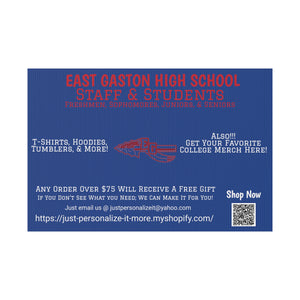 East Gaston HS Universal Plastic Yard Sign