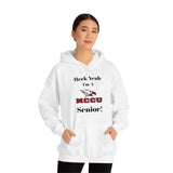 Heck Yeah I'm A NCCU Senior Unisex Heavy Blend™ Hooded Sweatshirt