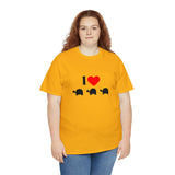 I Love Turtles Unisex Heavy Cotton Tee