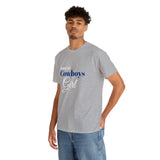 Dallas Cowboys Girl Unisex Heavy Cotton Tee