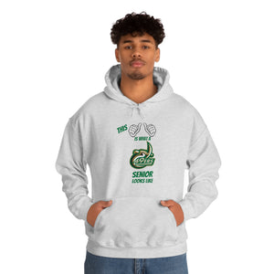This Is What A UNCC Senior Looks Like Unisex Heavy Blend™ Hooded Sweatshirt