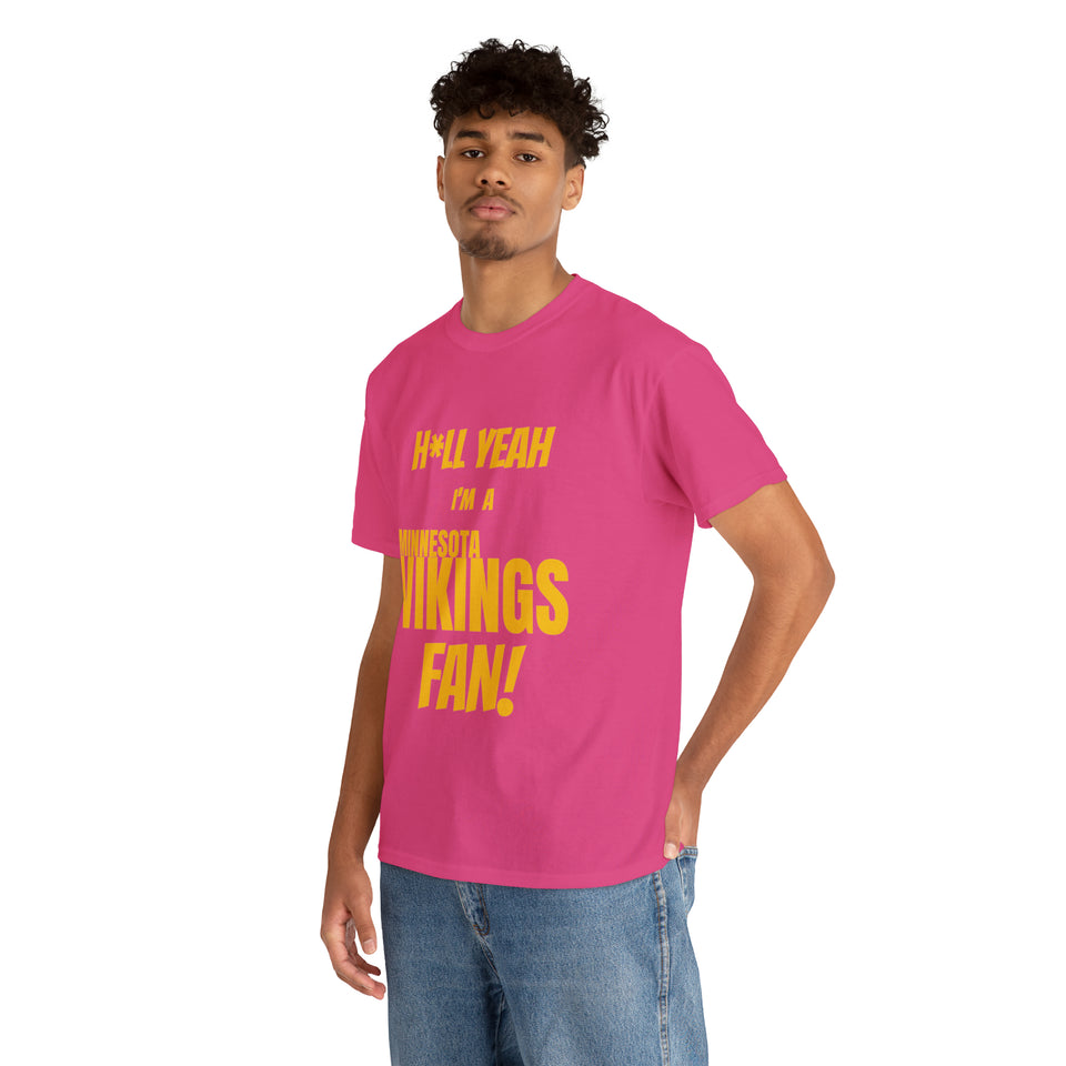 Minnesota Vikings Football Unisex Heavy Cotton Tee