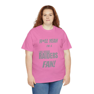 Las Vegas Raiders Football Unisex Heavy Cotton Tee