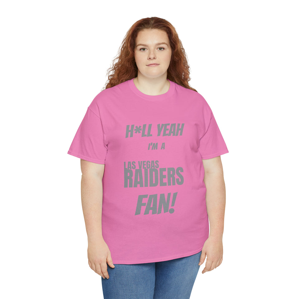 Las Vegas Raiders Football Unisex Heavy Cotton Tee